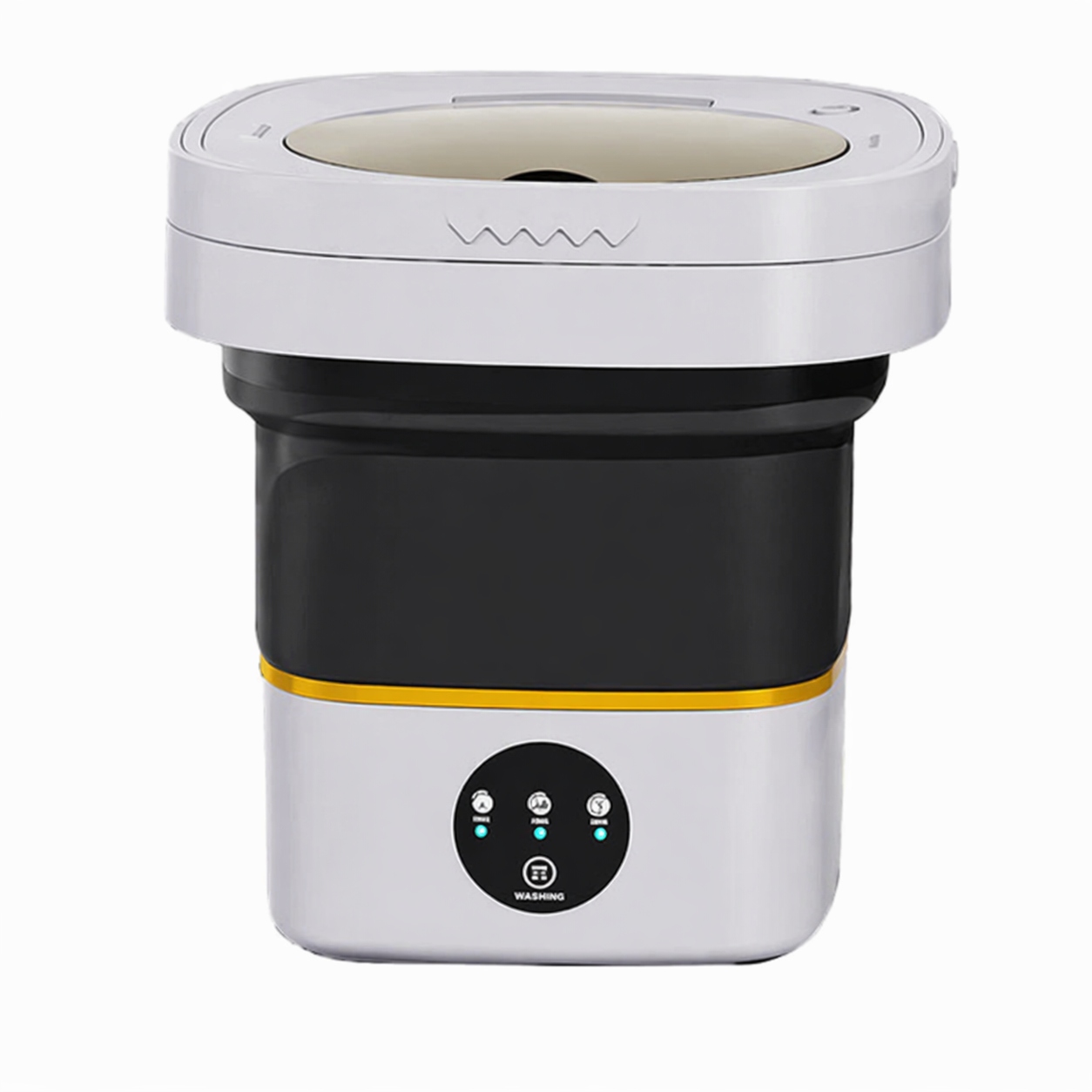 Mini Skládací Pračka 6,5 L Automatická Elektrická Přenosná Turistická