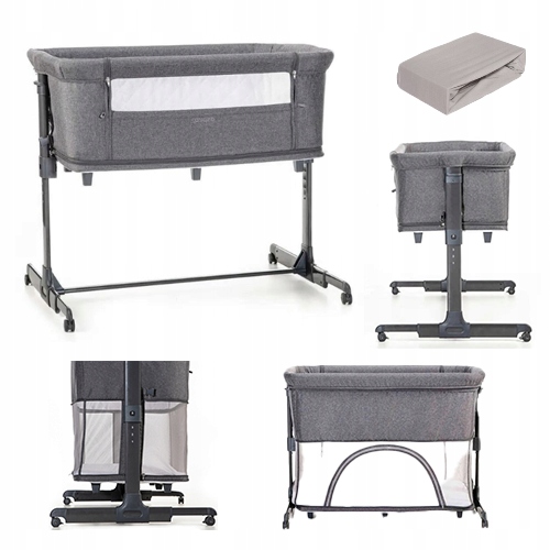 ESPIRO ŁÓŻECZKO CLOUD 3W1 TURYSTYCZNE KOJEC GRAPHITE STREET ciemno szary