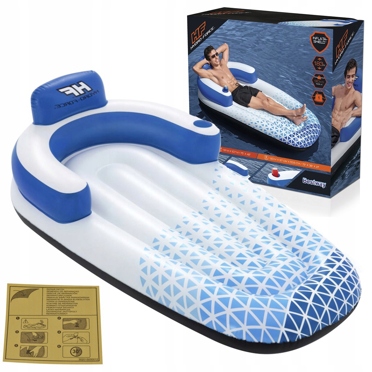 

Materac Dmuchany do Pływania Plażowy Bestway 43533