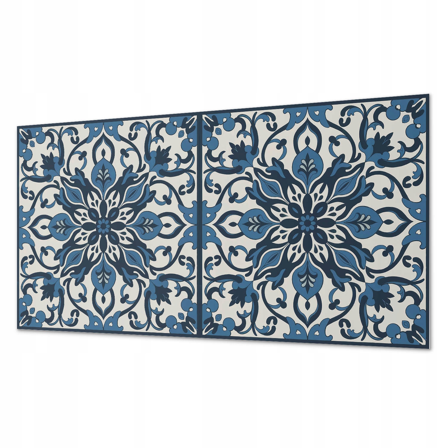 Vinylový panel s grafikou do kúpeľne Floristický vzor s listami 120 x 60 cm