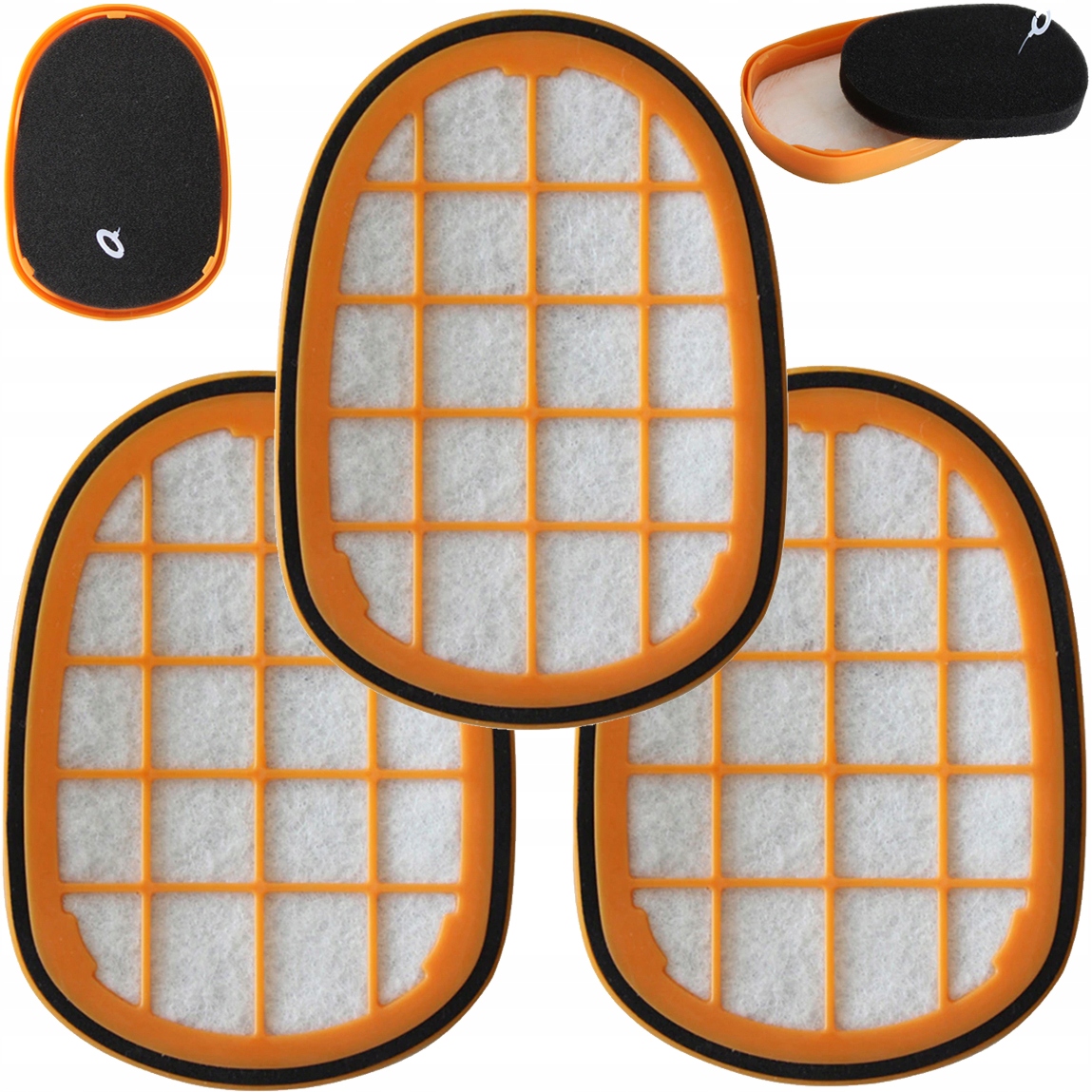 3x ZESTAW FILTRÓW FILTR FILTRY do odkurzacza PHILIPS SPEEDPRO MAX FC5005