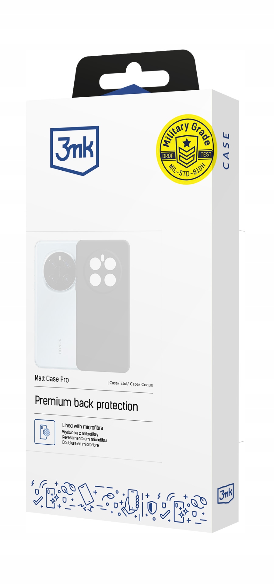 Etui 3mk Matt Case Pro na Samsung Galaxy S26 Pro czarne matowe 3mk