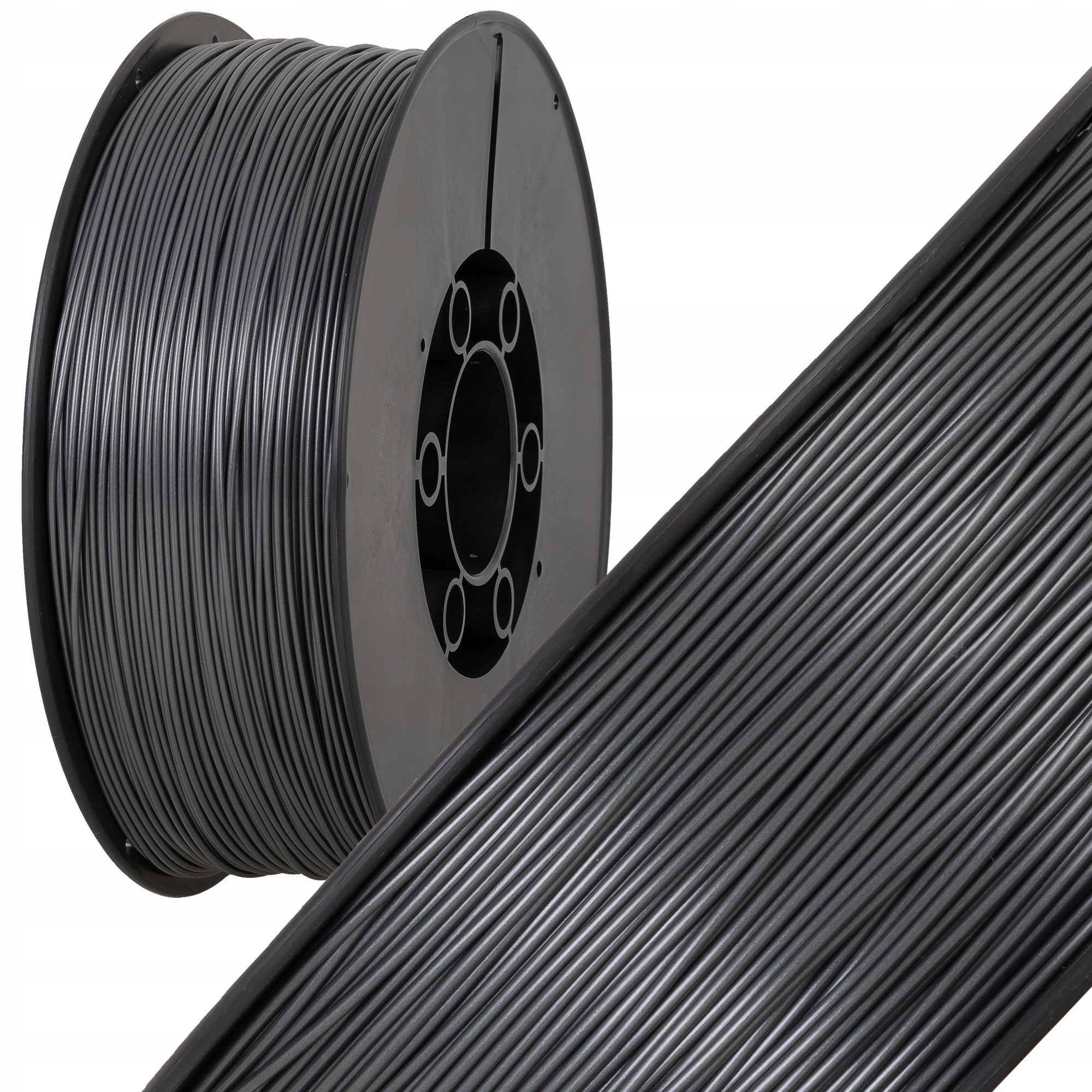Filament Plastik do drukarki 3d Plastspaw Pla 1,75 mm 1kg Satynowy Grafit
