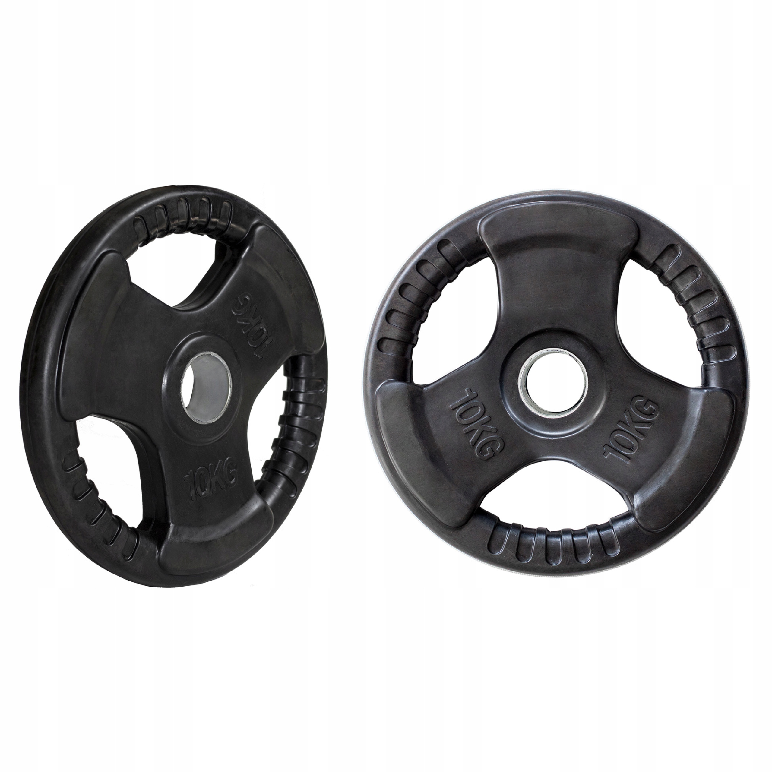 Talíř Hms 10 kg Olympijský Gumovaný Závaží pro Osa 51 mm Posilovna