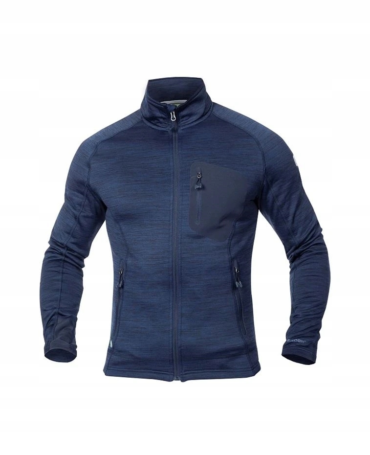 Mikina Ardon Breeffidry melange tmavě modrá XL