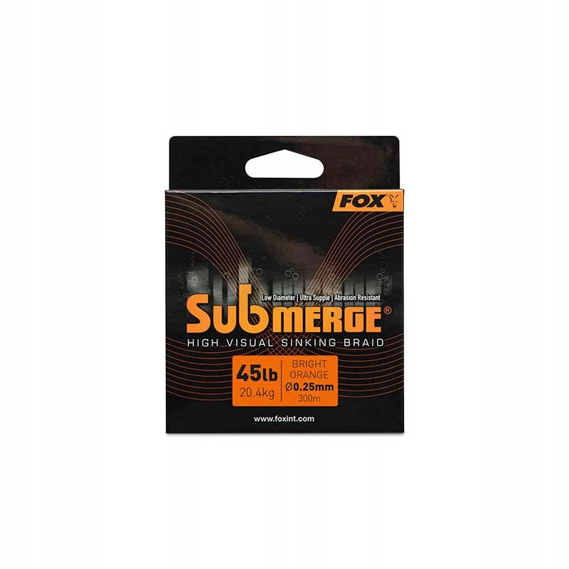 Plecionka Submerge Orange Sinking 0,25mm 600m CBL035