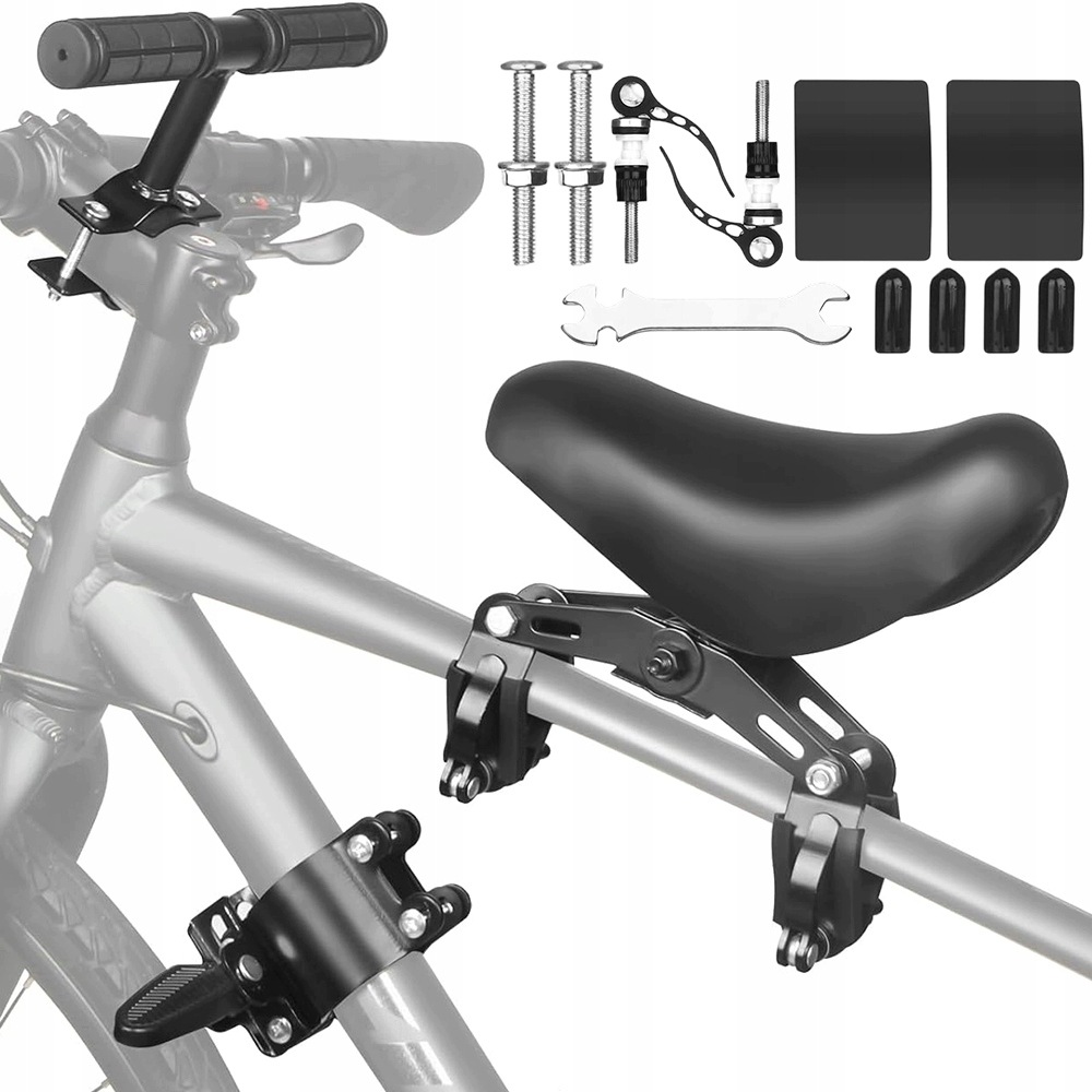 Cyklistická sedačka Dětské měkké sedlo Classic Pohodlné na přední rám