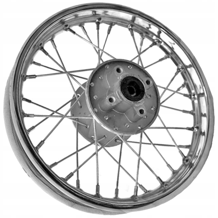 OBRECZ KOLO FELGA STALOWA TYL 12 CROSS CHROM