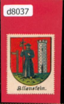 xd8037 Allenstein. Mała litografia z okolo 1900