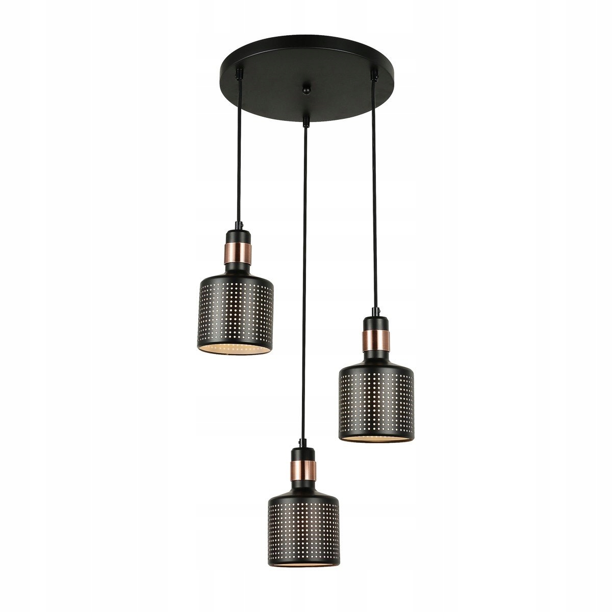 Závěsná lampa Restenza PND-2439-3-BK Italux