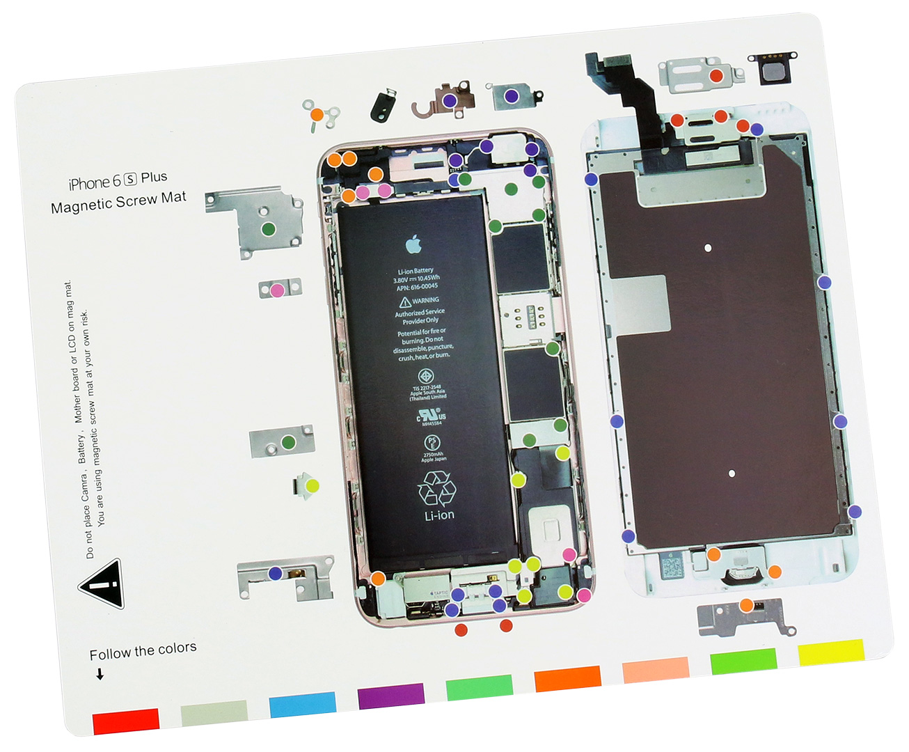 Mata stołowa YOUKILOON czarny 25 cm x 20 cm