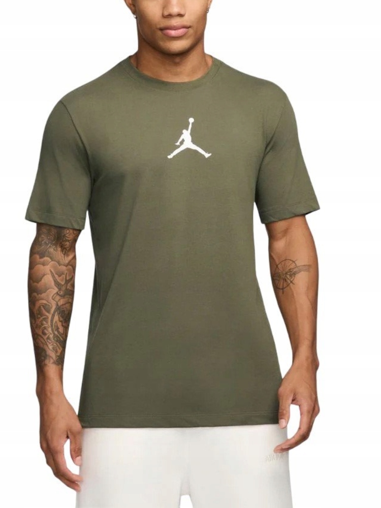 Tričko pánské Nike Jordan Jumpman CW5190-224 sportovní tričko khaki M