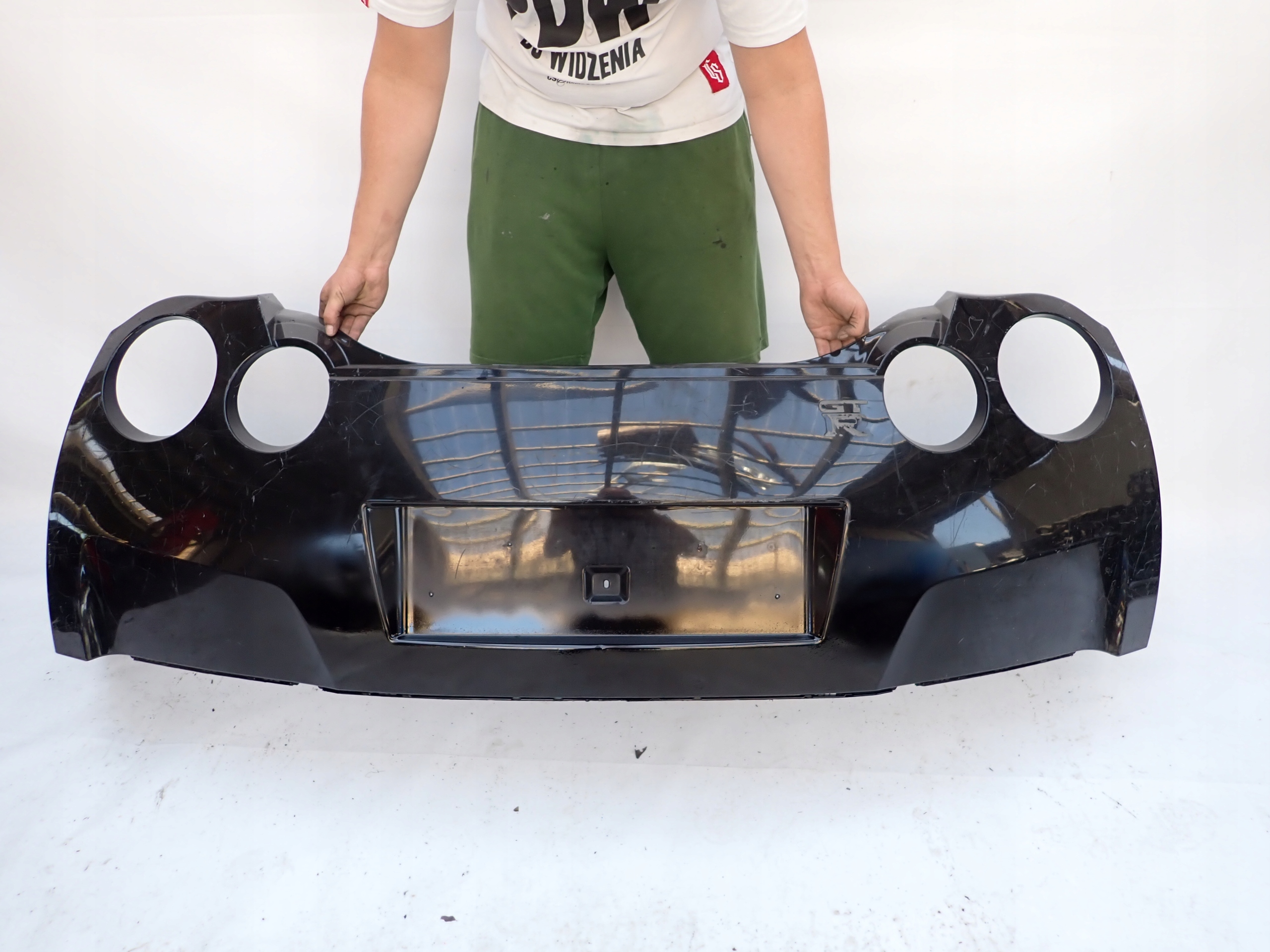 NISSAN GT-R 08-13 bumper rear part rear