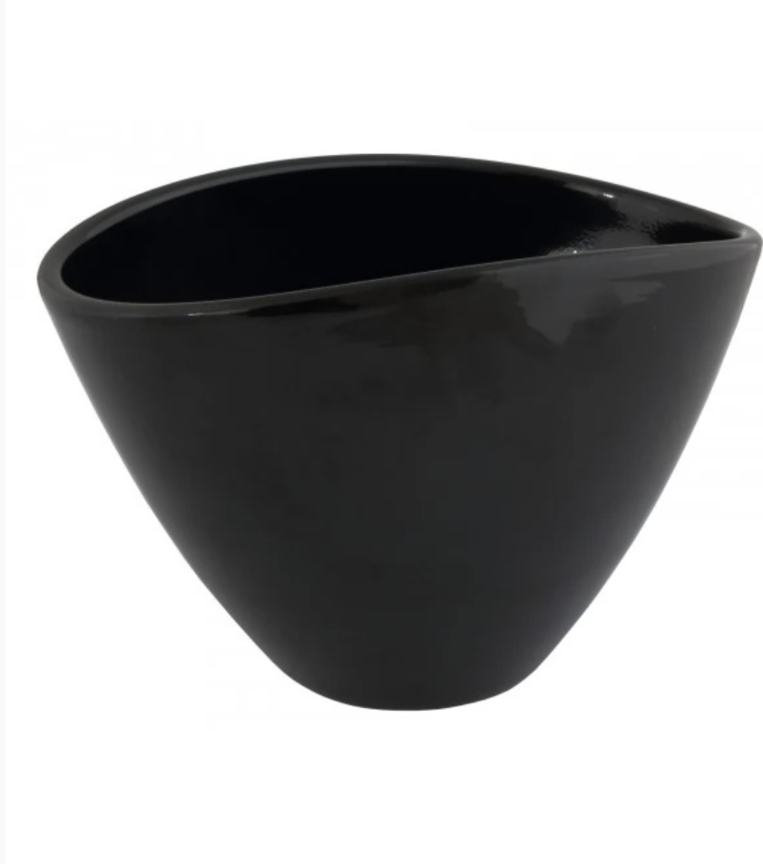 

Ceramiczna Doniczka Osłonka 13cm x 18cm Czarna