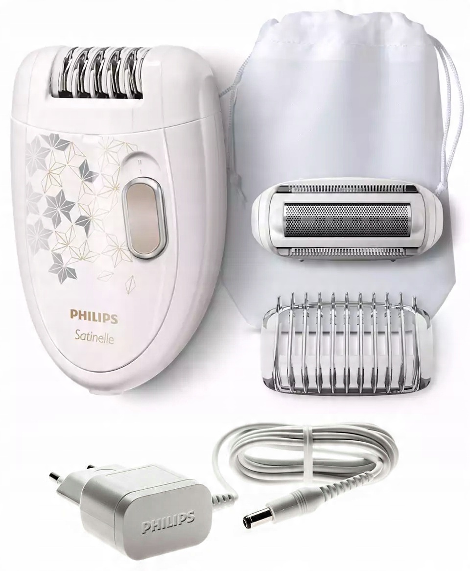 

Depilator Philips HP6423/00+ 2KONCÓWKI + Pokrowiec