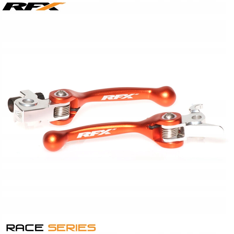 Rfx Race Forged Flexible Lever Set (Orange) Ktm Various Brembo Brake Br