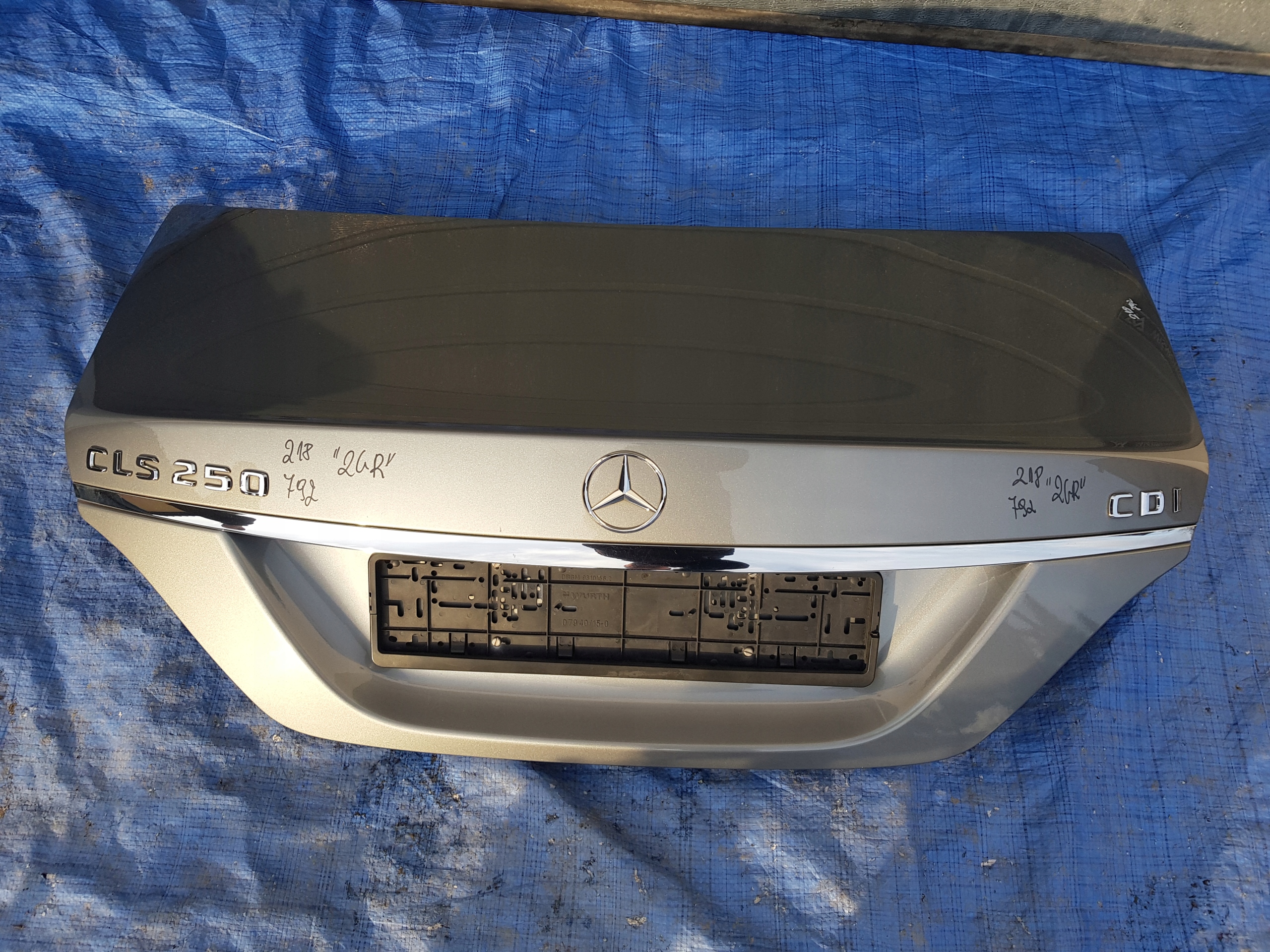 complete trunk door boot MERCEDES CLS W218 sedan C792 792
