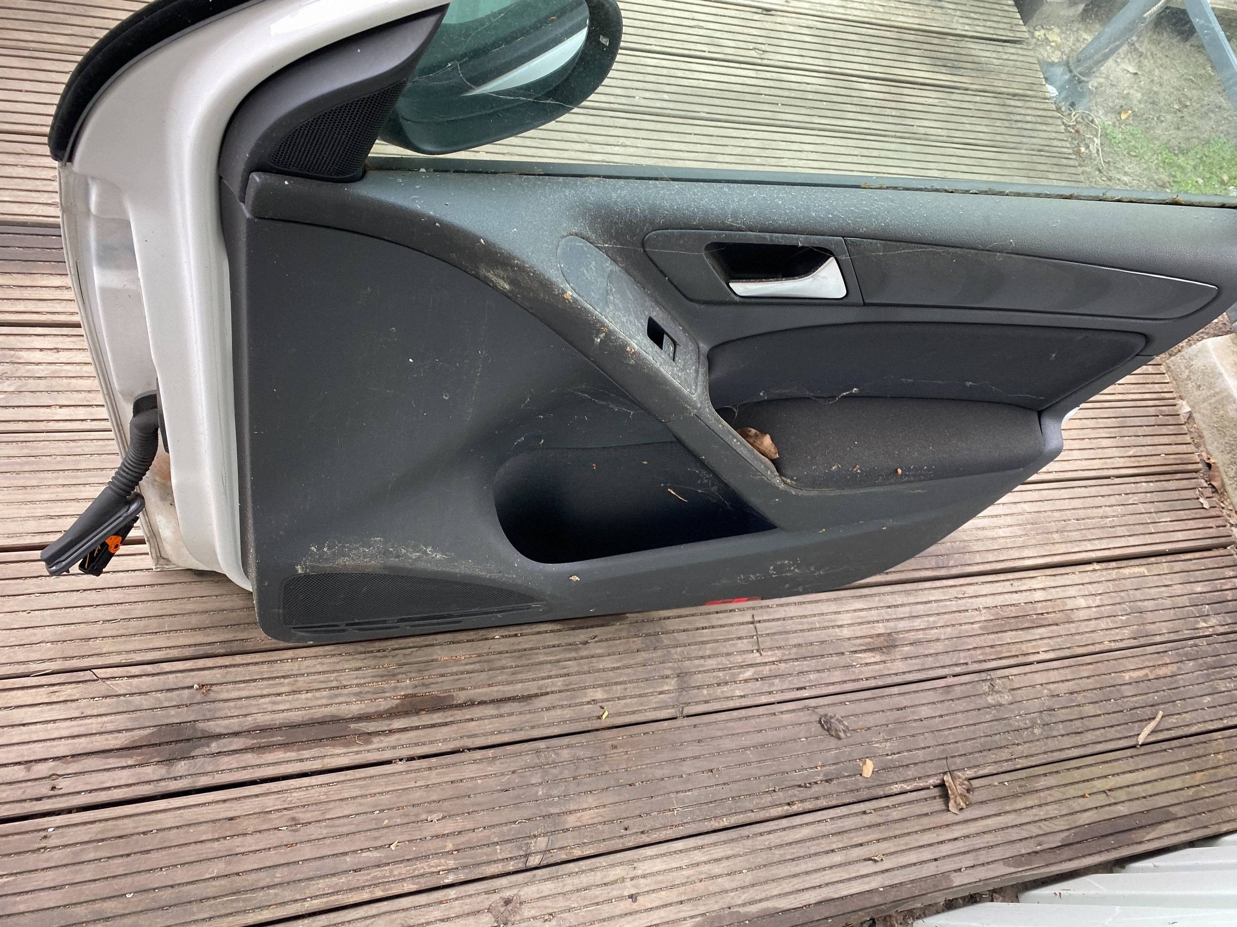 VW GOLF VI HB 5D complete door right front front LB9A white