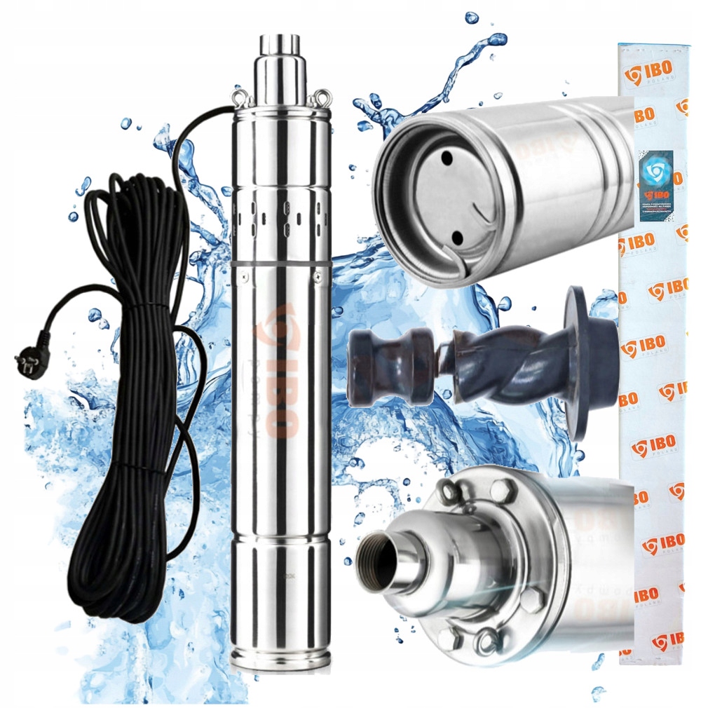 Ibo Ponorné Čerpadlo 3'' SCR-0,25 Ibo Na Čisté Zavlažovanie Vody Kábel 15 M