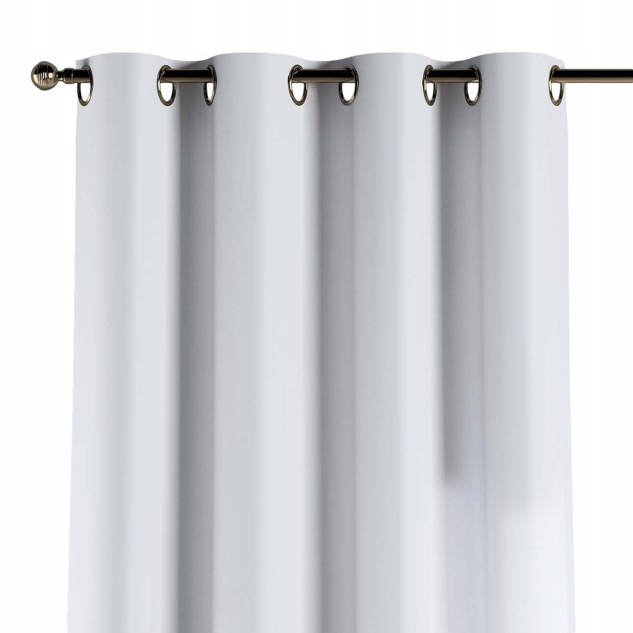 Záves na kolieskach 1 ks 130x260 cm biely