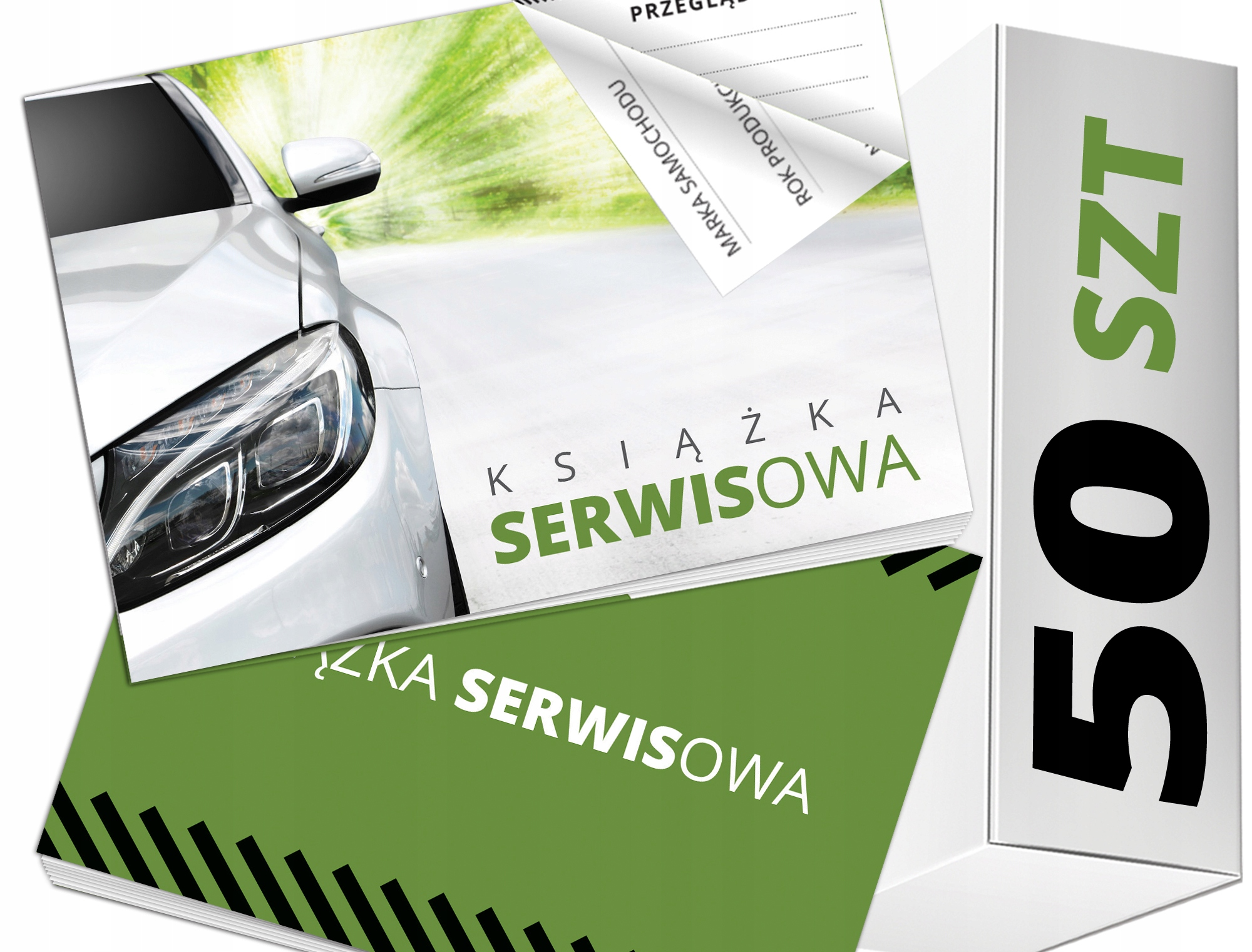 

50x Książka Serwisowa napraw Książeczka Przeglądów