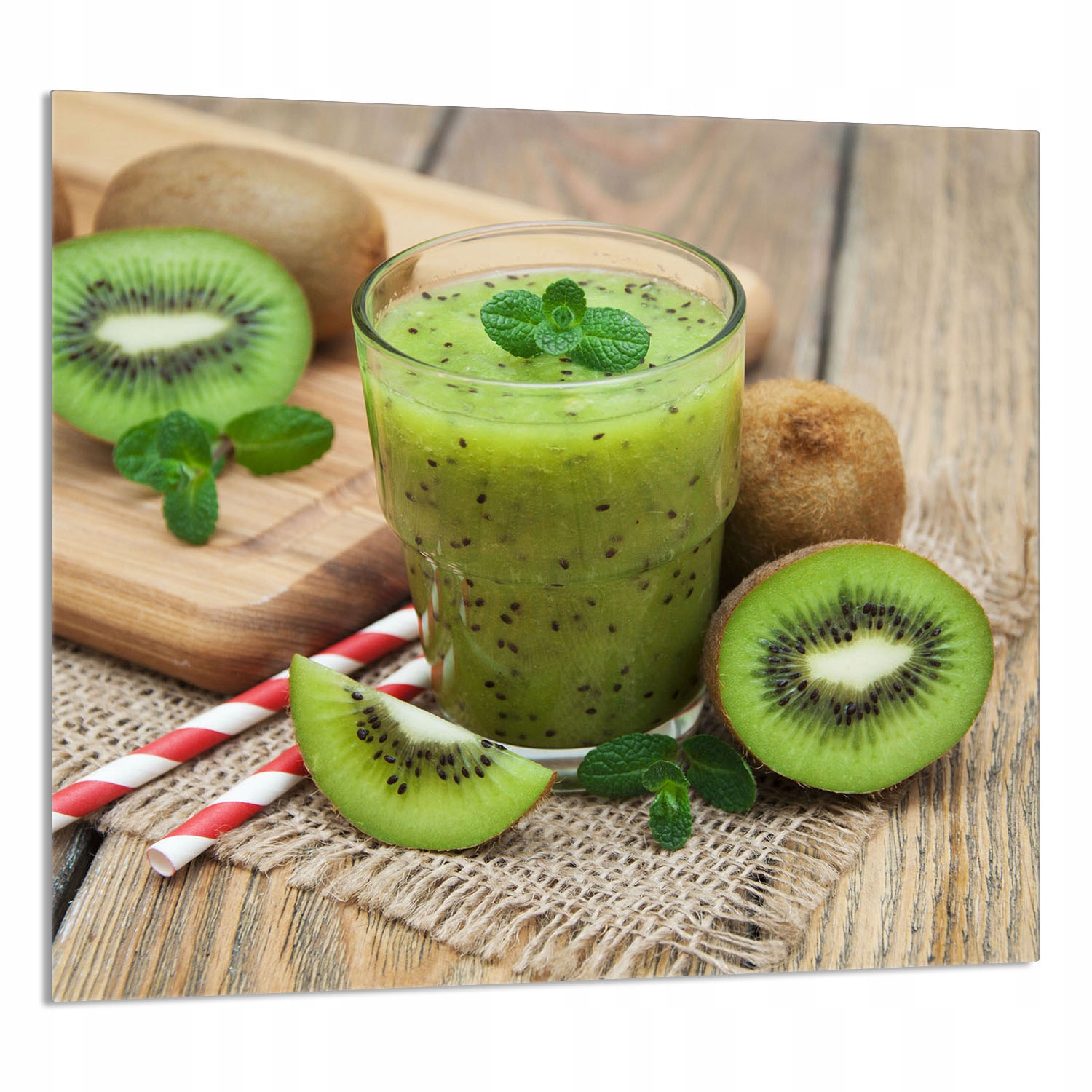 Skleněný Panel Do Kuchyně 65x60 Kiwi Tvrzené Sklo