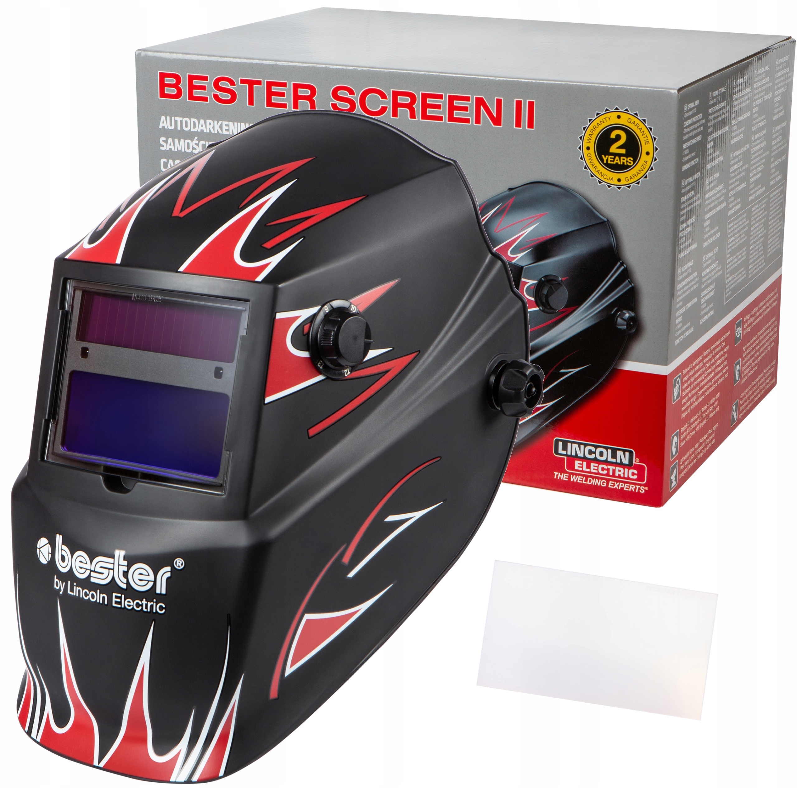 Przyłbica spawalnicza automatyczna samościemniająca Bester Screen II