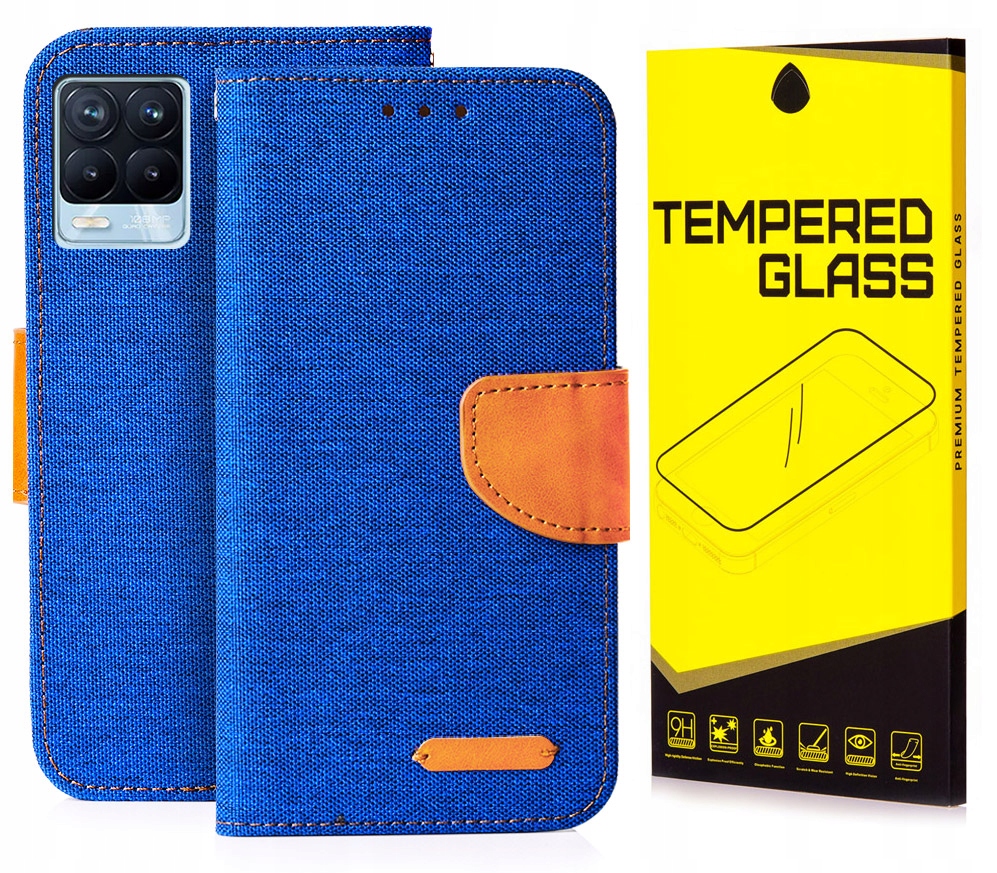 

Etui Portfel Canvas Do Realme 8 / 8 Pro