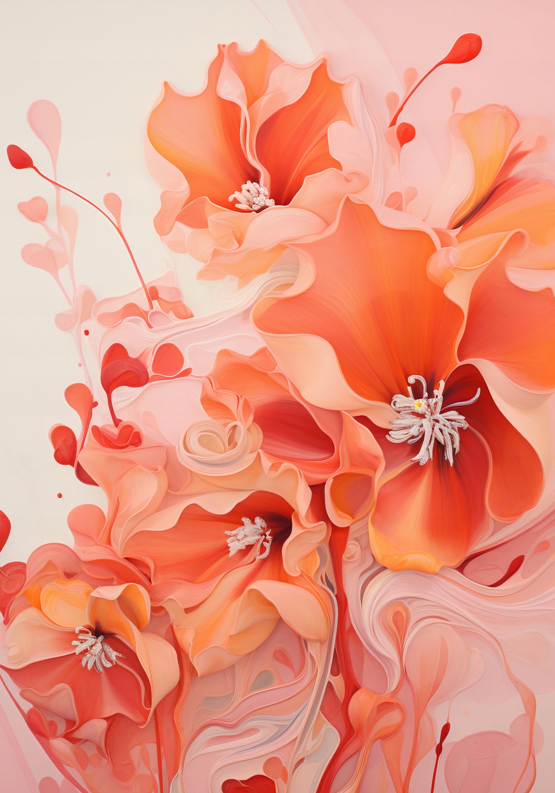 Plagát 70x100 cm Tečúca vášeň