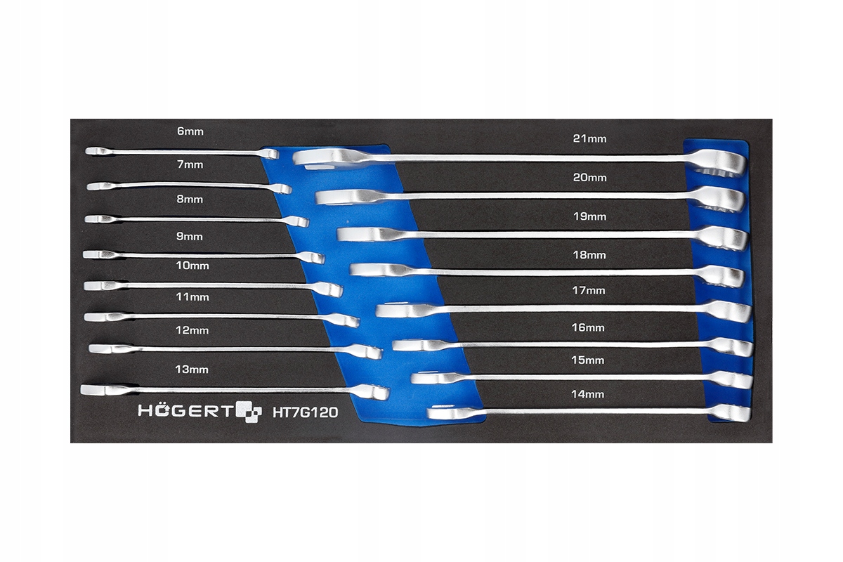 HOGERT HT7G120 ZESTAW KLUCZY PLASKO OCZKOWYCH 16EL Producent code Hoegert HT7G120