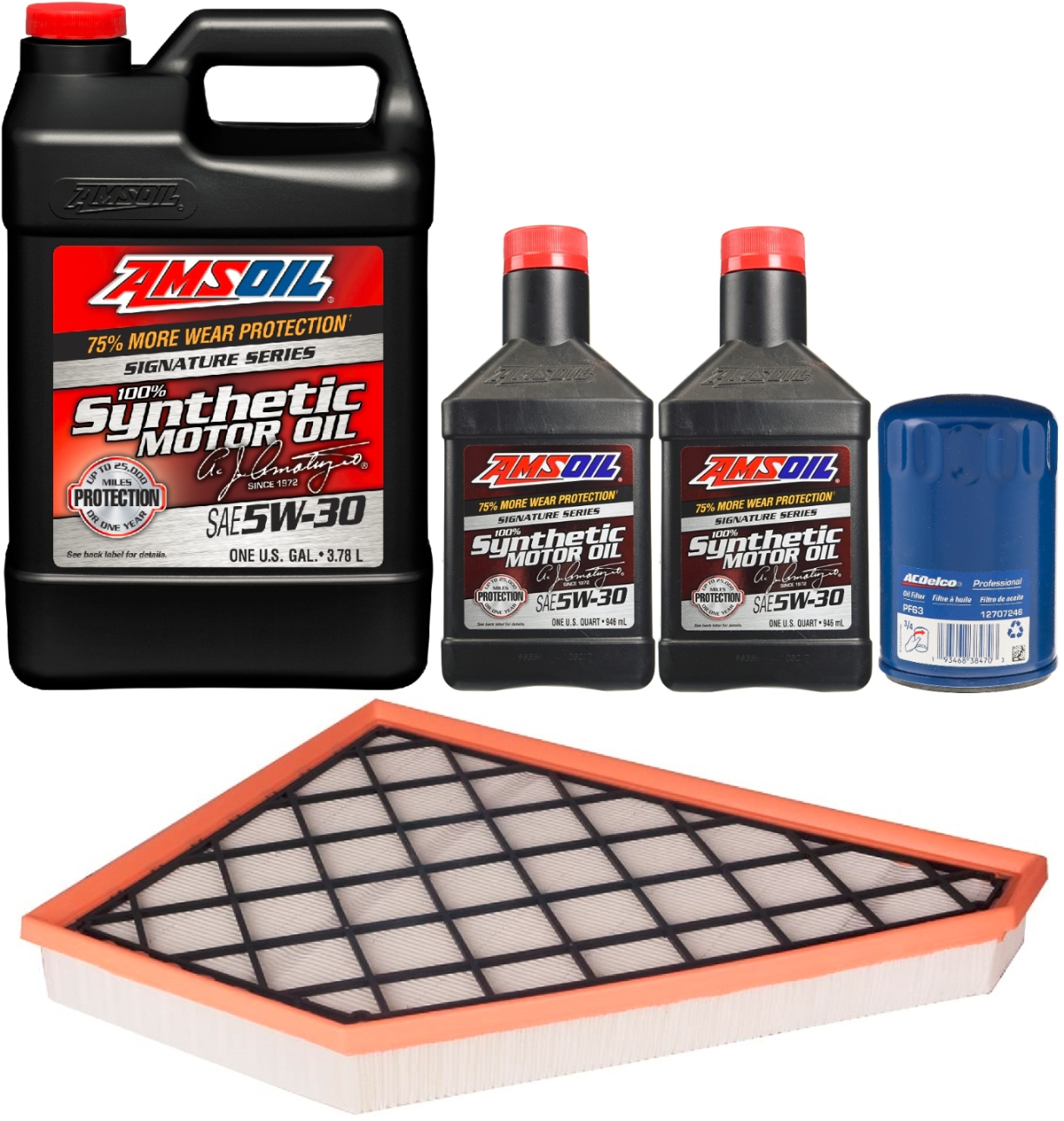 AMSOIL 5W30 + FILTRY BUICK ENCLAVE 3,6 2018-