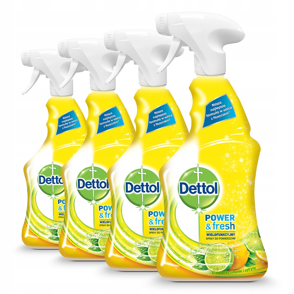 

Dettol zestaw Wielofunkcyjny Spray P&f Lime 4