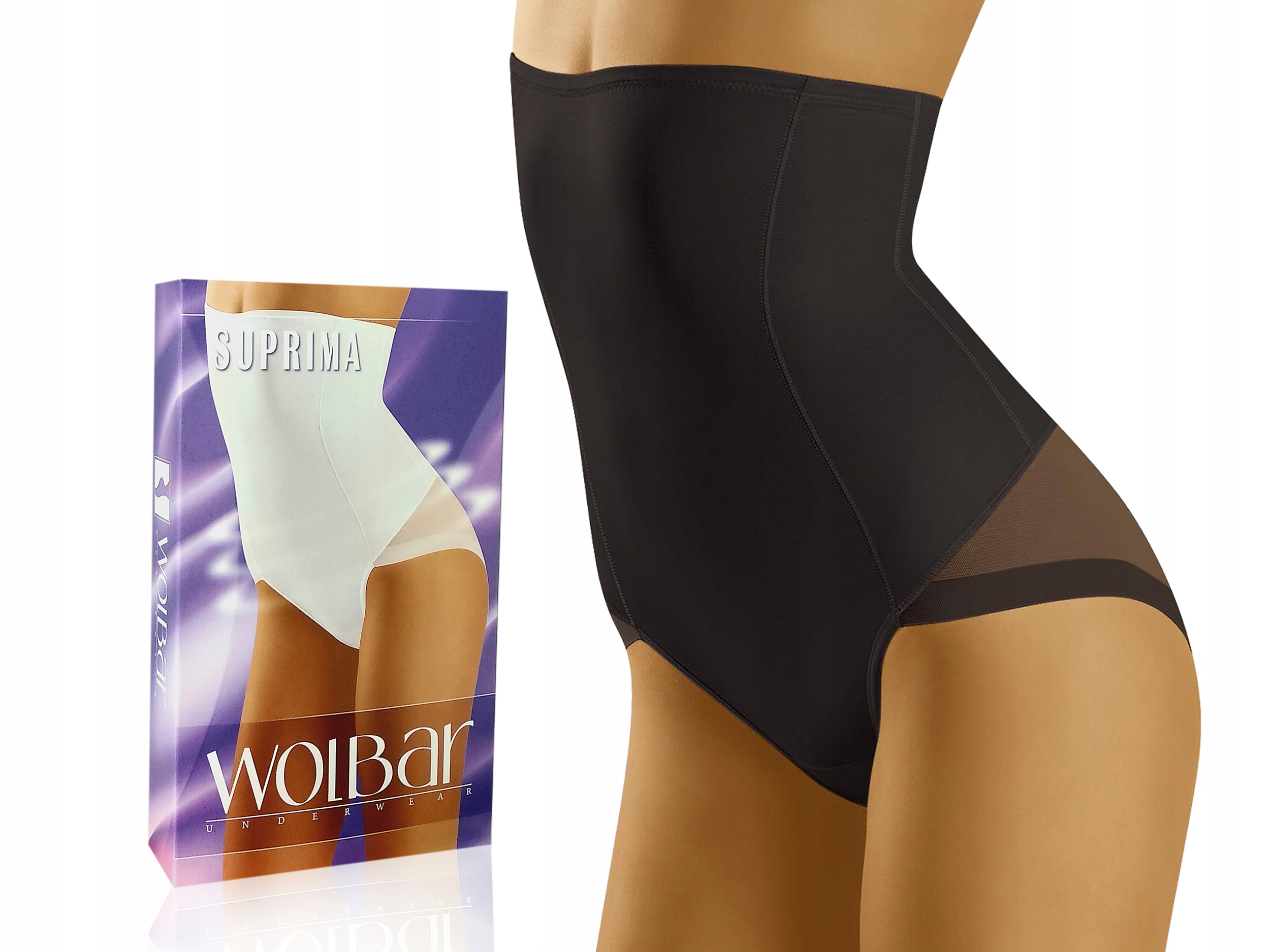 

Wolbar Suprima Wyszczuplające Figi Czarny XL