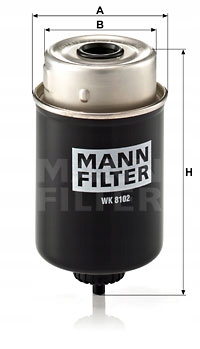 

Filtr paliwa Mann-filter WK8102