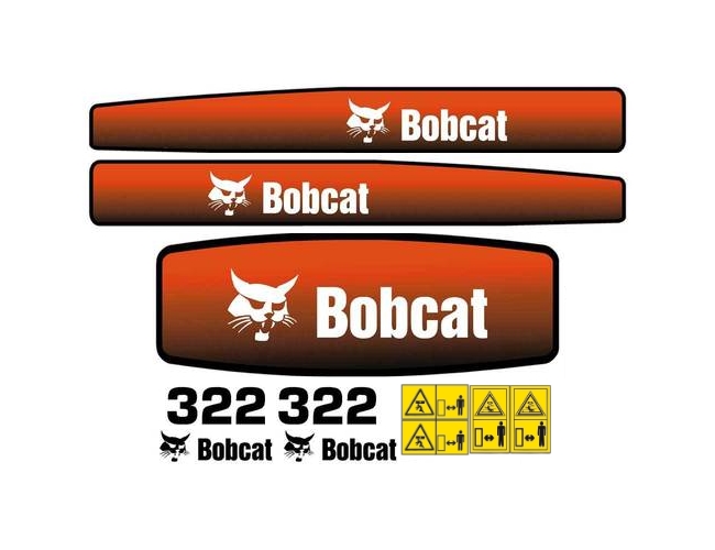 Naklejki oklejenie BOBCAT 322