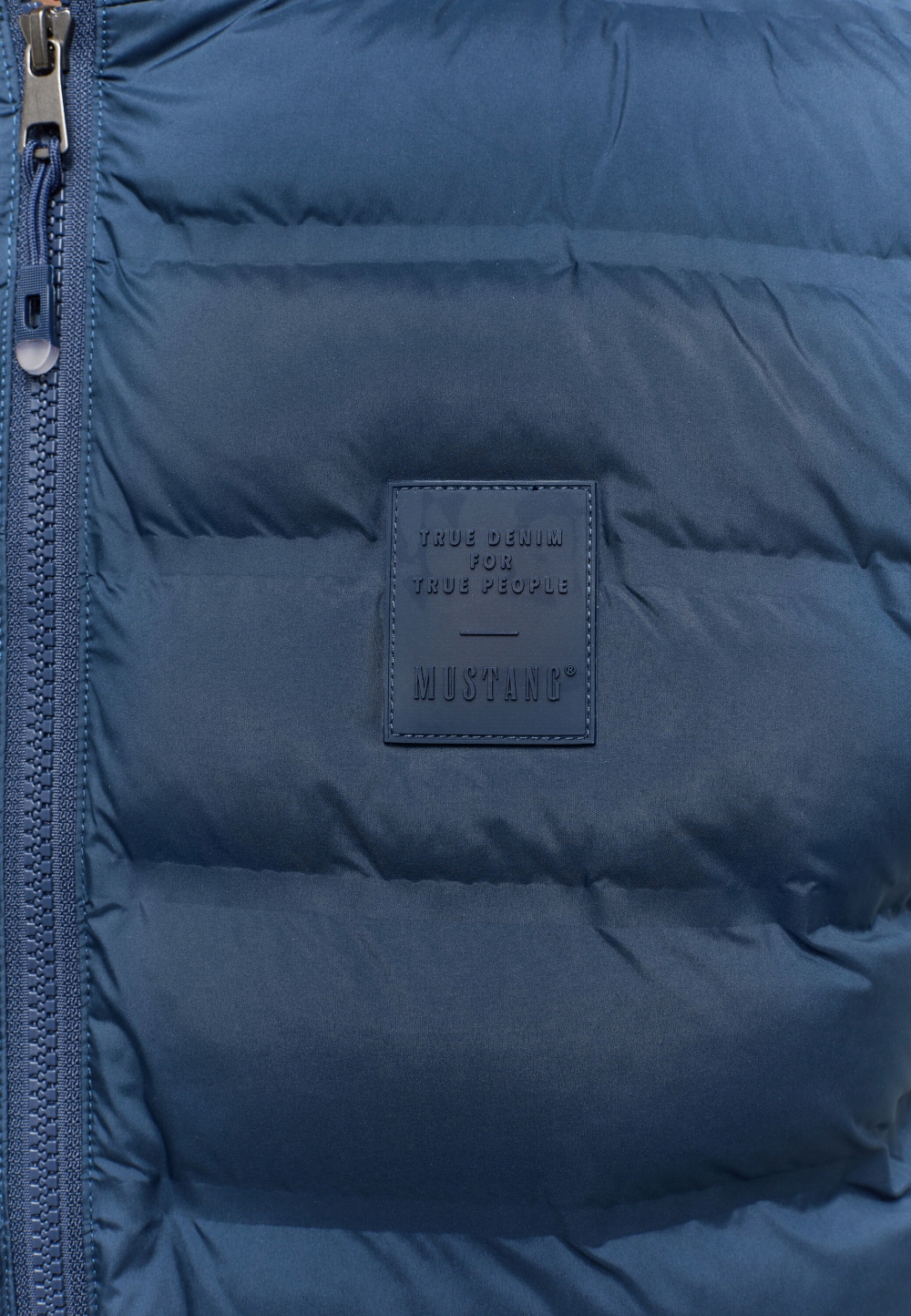 MUSTANG MĘSKI GRANATOWY BEZRĘKAWNIK PIKOWANA KAMIZELKA XL Rozmiar XL