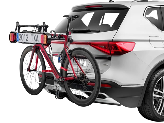 Seat nosiče bicyklov na hlavu ťažného zariadenia