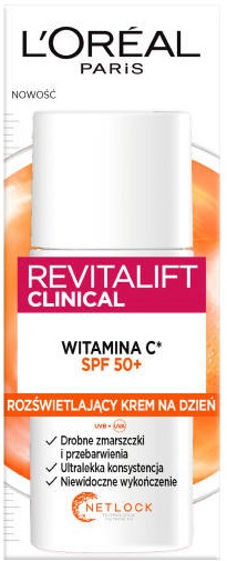 Loreal Revitalift Clinical Rozjasňující denní krém s vitamínem C Spf 50+