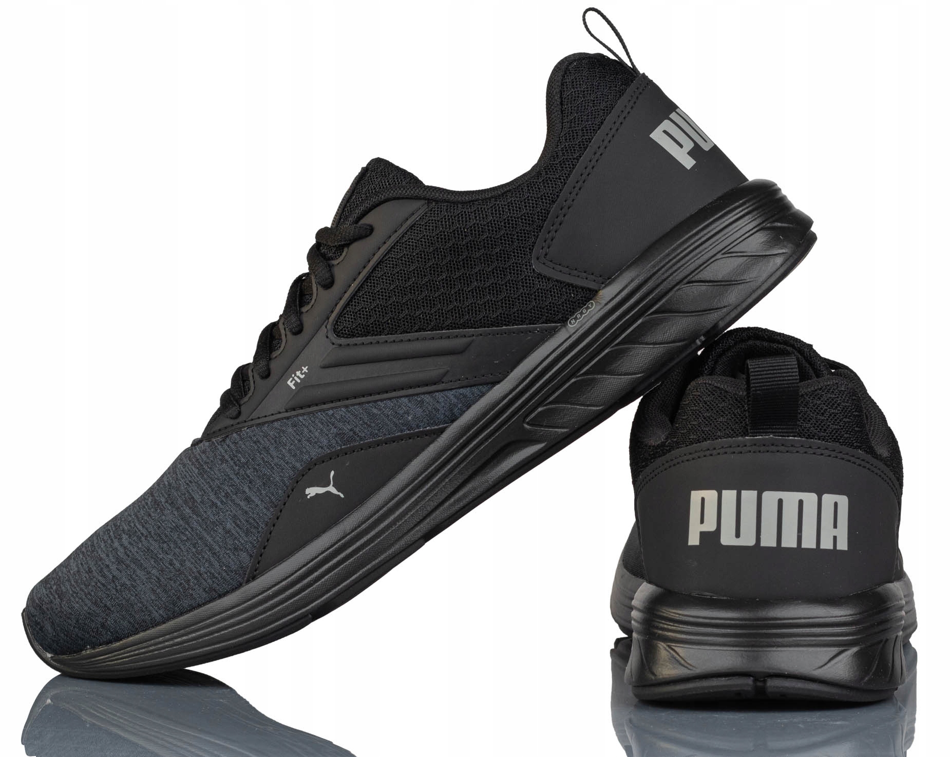 Buty Sportowe Męskie Puma Nrgy Comet 190556 38 Czarne Na Siłownię R-44,5