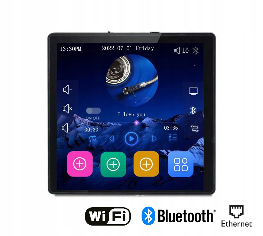 Hifi Music Podomítkové Internetové Rádio Wifi Bt