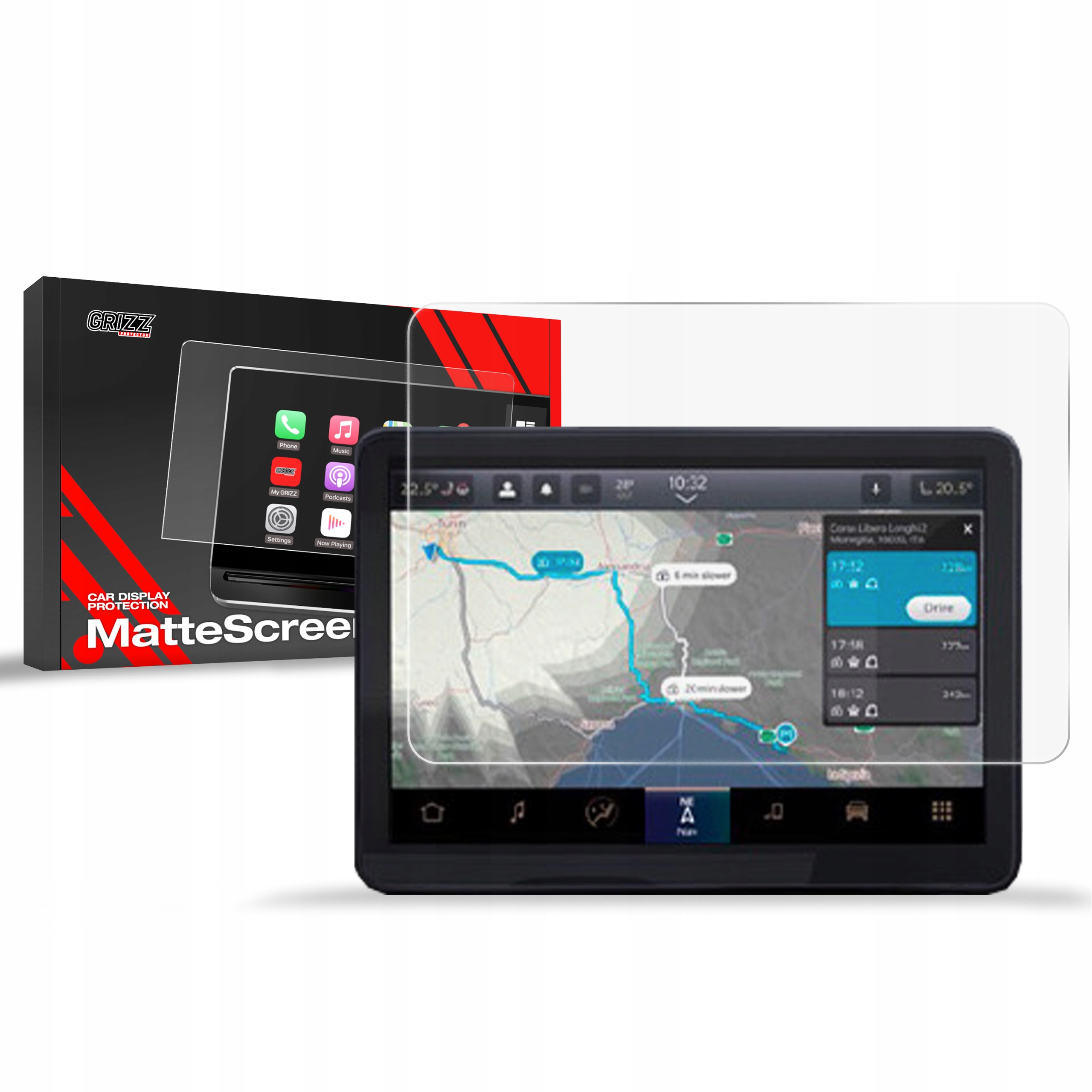 Ochranná fólie displeje (matná), Jeep Renegade, 2024- , Display 10,25"