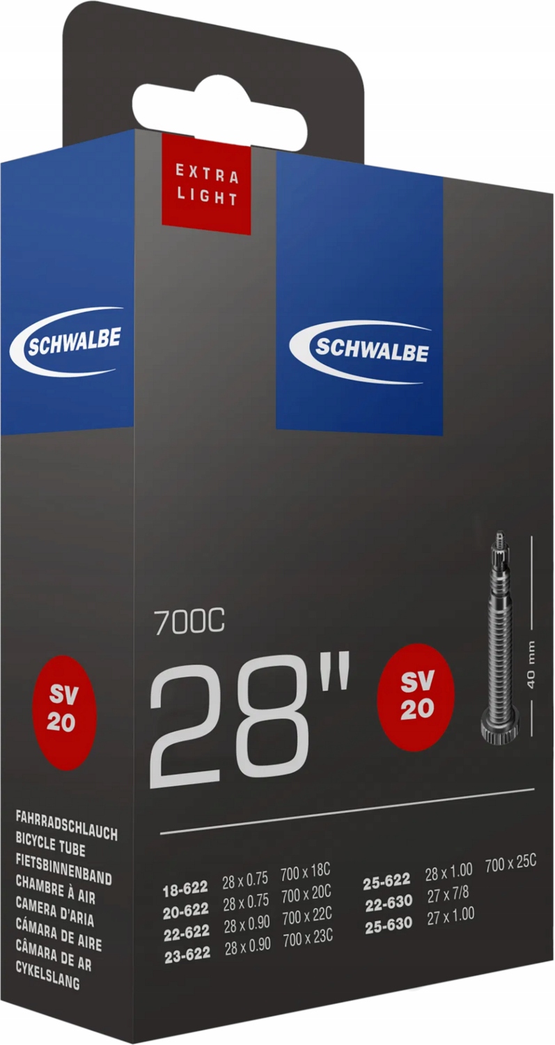 Schwalbe dętka SV20 28" 40mm