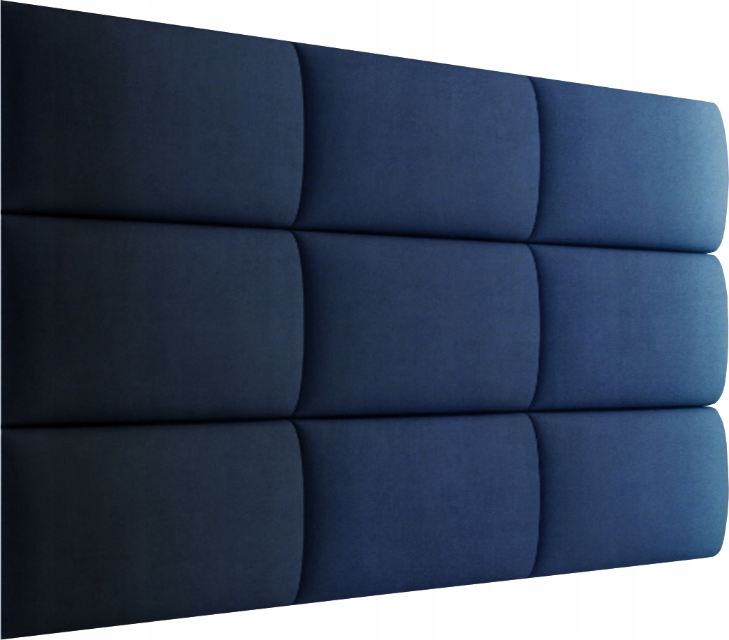 

Panel ścienny tapicerowany 30x60cm 12szt Granatowy