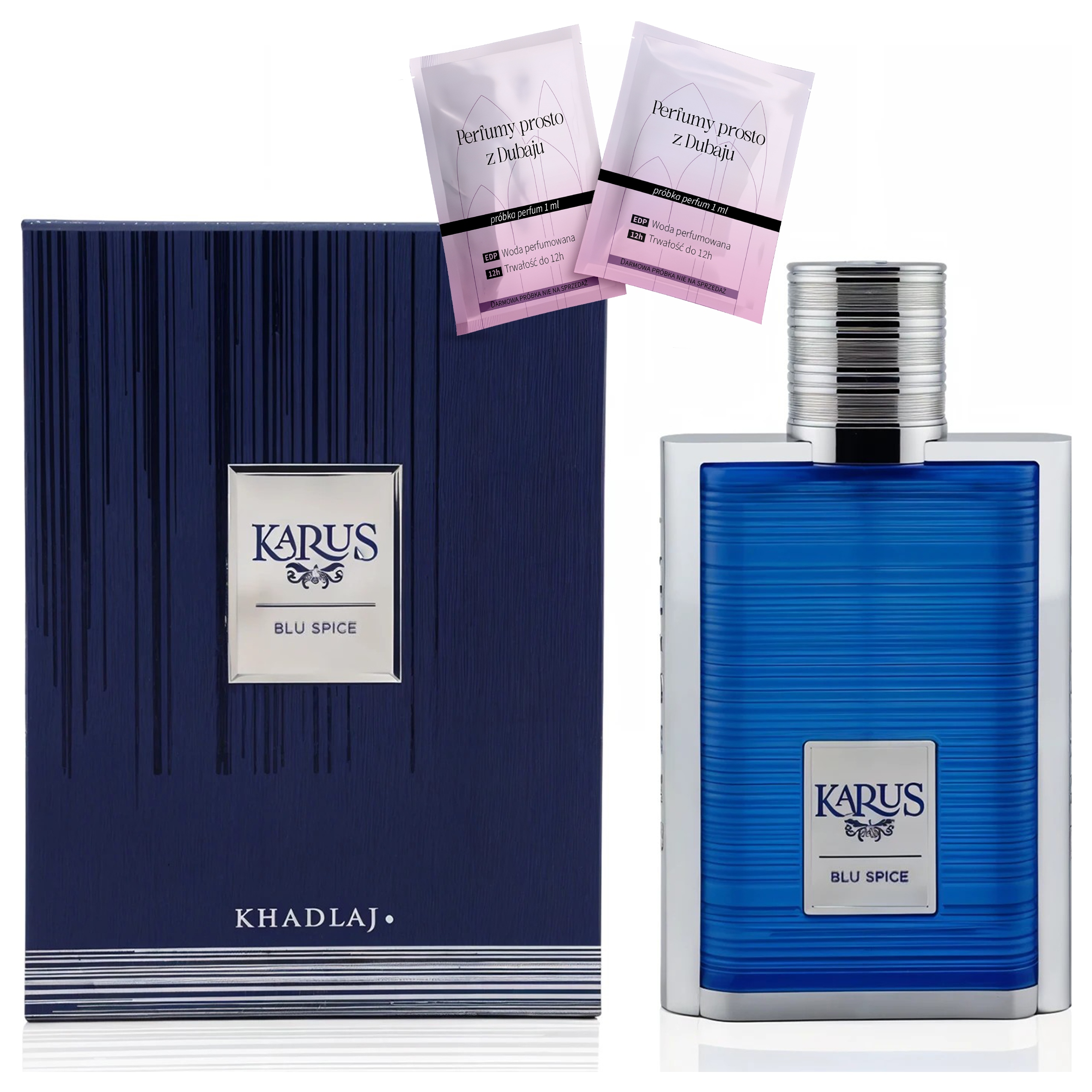 Parfém Pánské Arabské Khadlaj Karus Blu Spice Intenzivní Čerstvé Vzorky