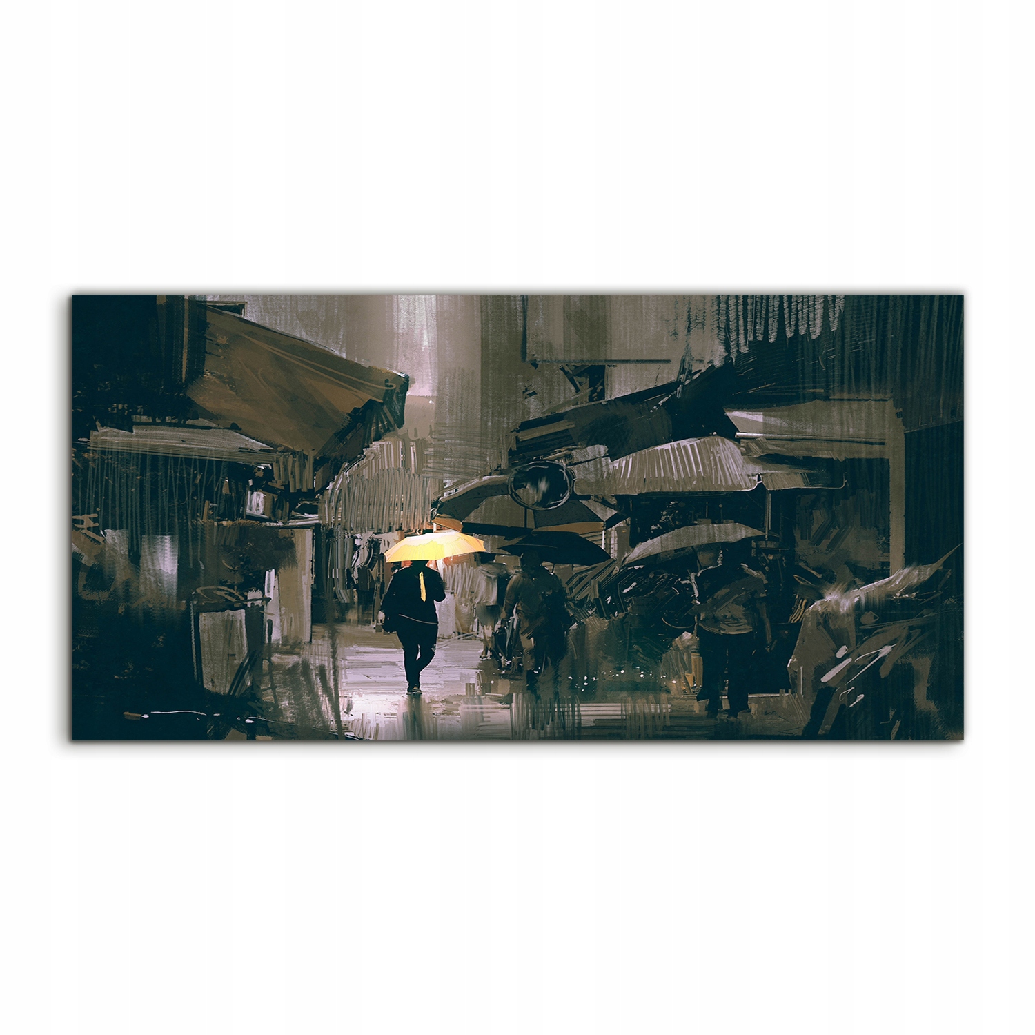 

Obraz 140x70 z nadrukiem Parasol Człowiek wiszący