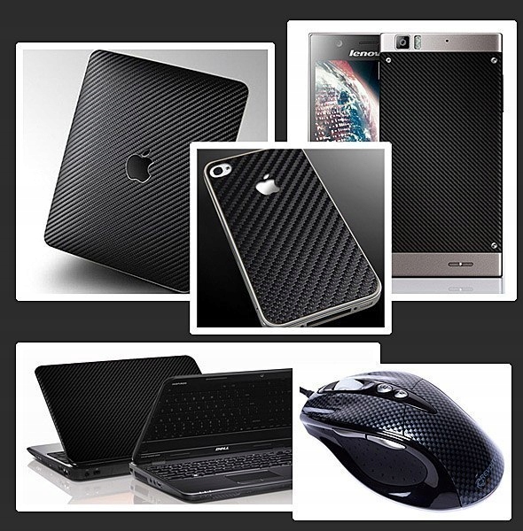 CZARNA NAKLEJKA FOLIA CARBON SKÓRKI LAPTOPA 50cm Kod producenta Inny
