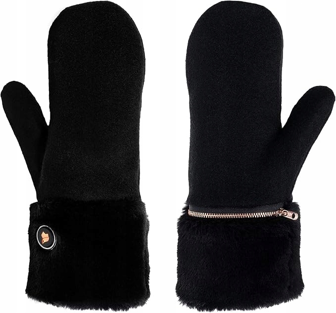 Vulpés Mercury Vyhřívané rukavice vysoké kvality s kožešinou