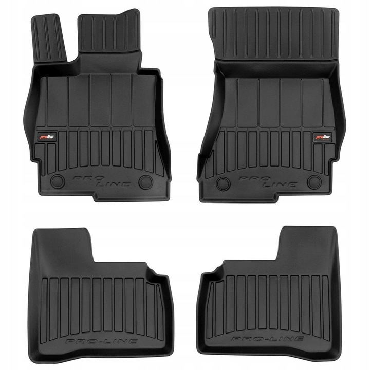 Gumové Koberce Mercedes-Benz třída S W221 2005-2013 Korytka 3D