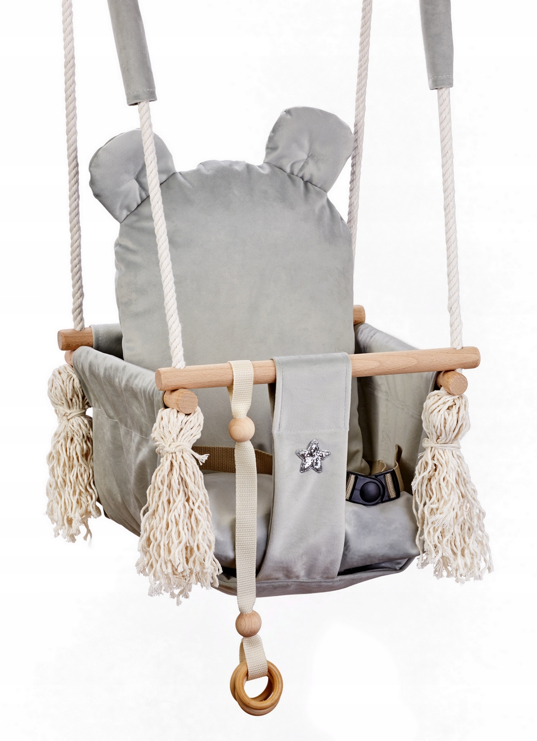 

Huśtawka Drewniana Ogrodowa Dla Dzieci Miś Ce