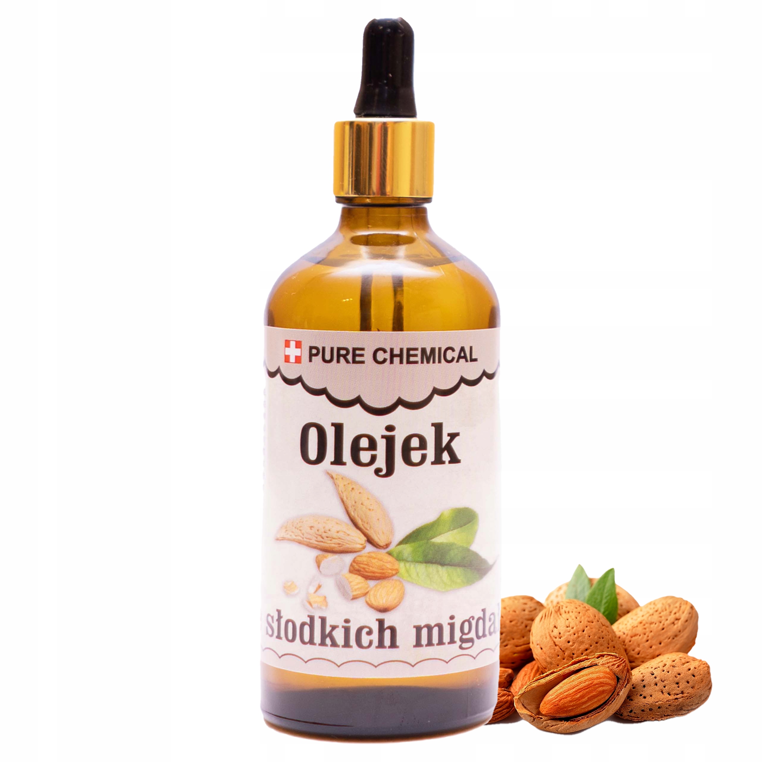 OLEJ MIGDAŁOWY ZE SŁODKICH MIGDAŁÓW 100ml Wielkość Produkt pełnowymiarowy